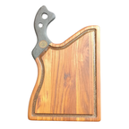 Tábua Califórnia Formato Cutelo Cabo Shou Sugi Ban