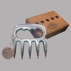 Garra de Urso em Alumínio com Base em Madeira