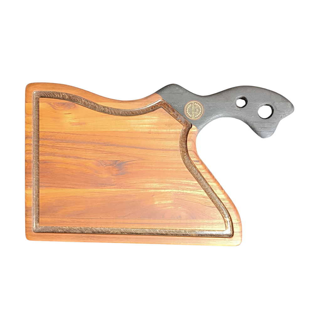 Tábua Califórnia Formato Cutelo Cabo Shou Sugi Ban