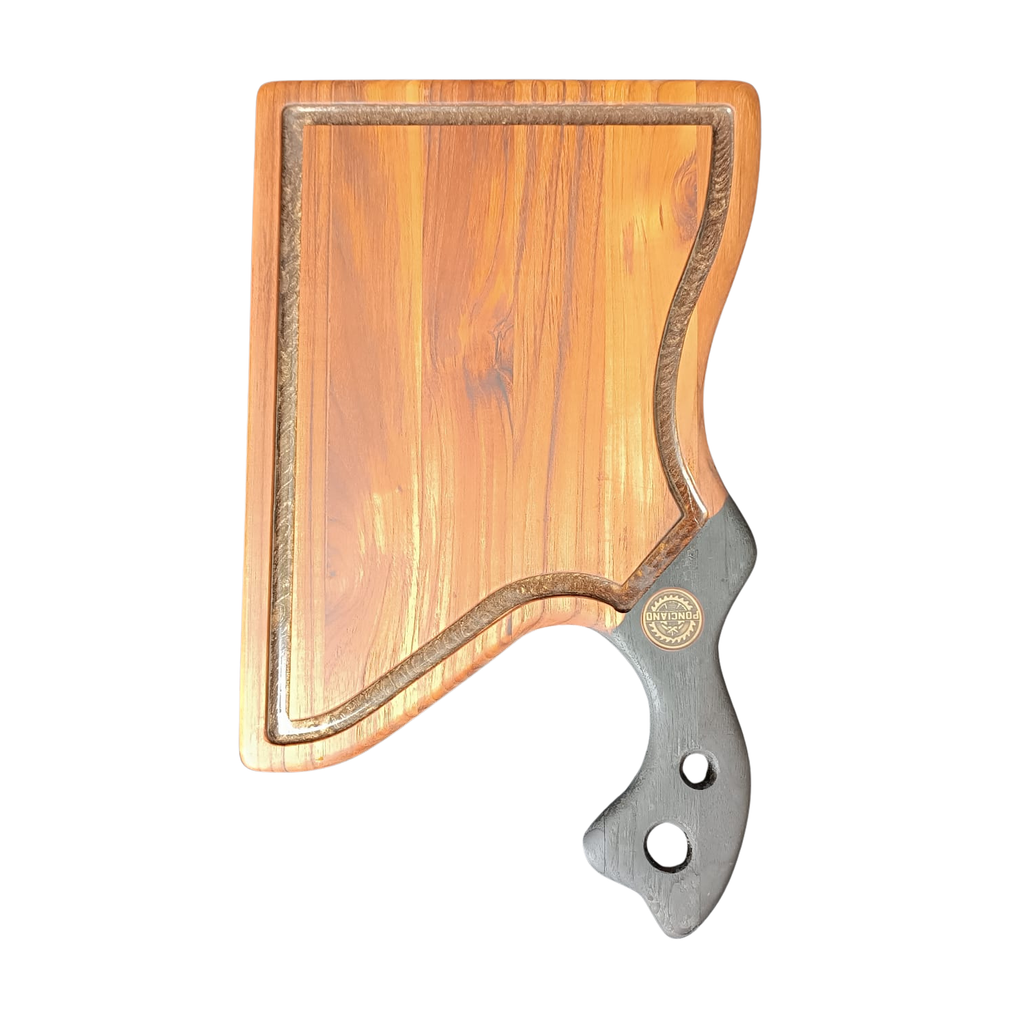 Tábua Califórnia Formato Cutelo Cabo Shou Sugi Ban