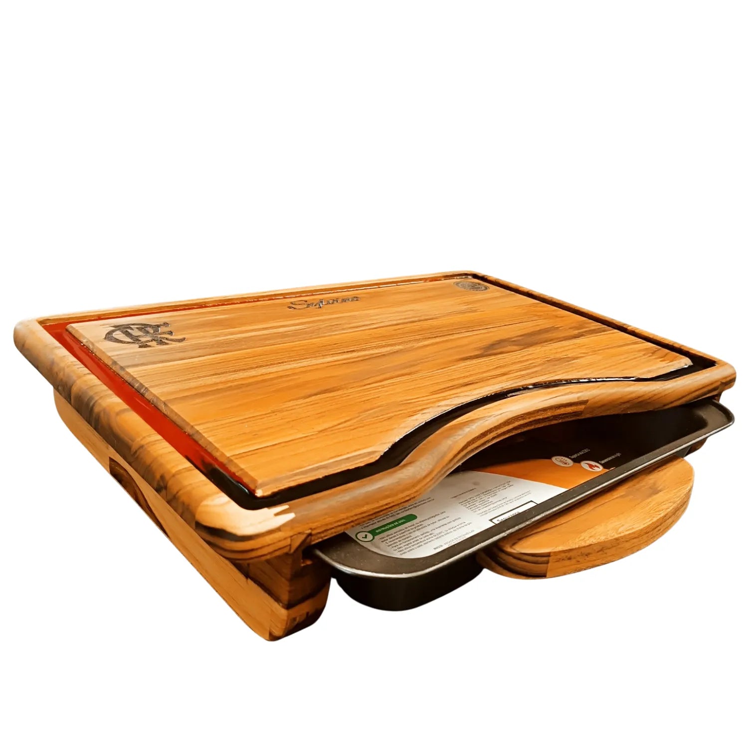 Tábua para Churrasco Smart com Gaveta Premium 45x30cm