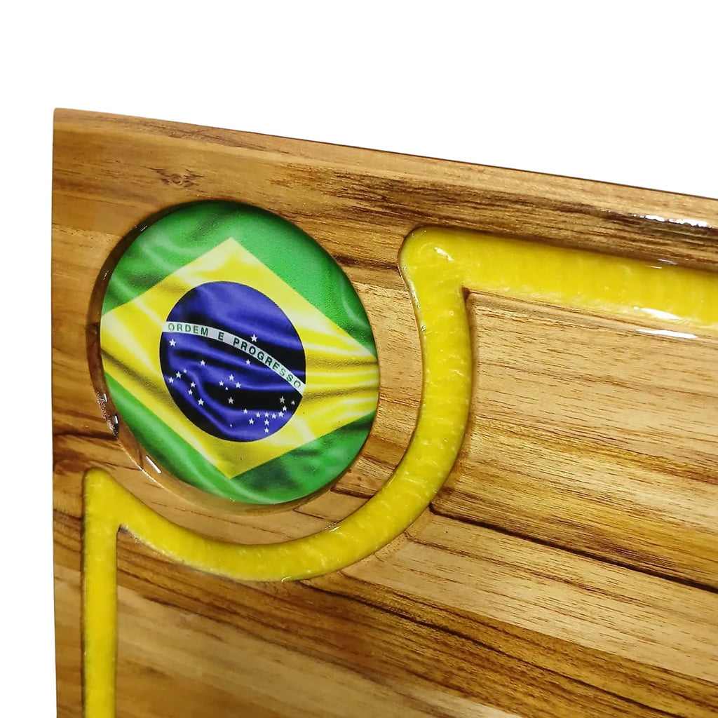 Tábua de Churrasco Torcedor Brasil