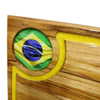 Tábua de Churrasco Torcedor Brasil