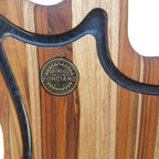 Tábua de Corte e Servir Rock Formato Guitarra com Resina