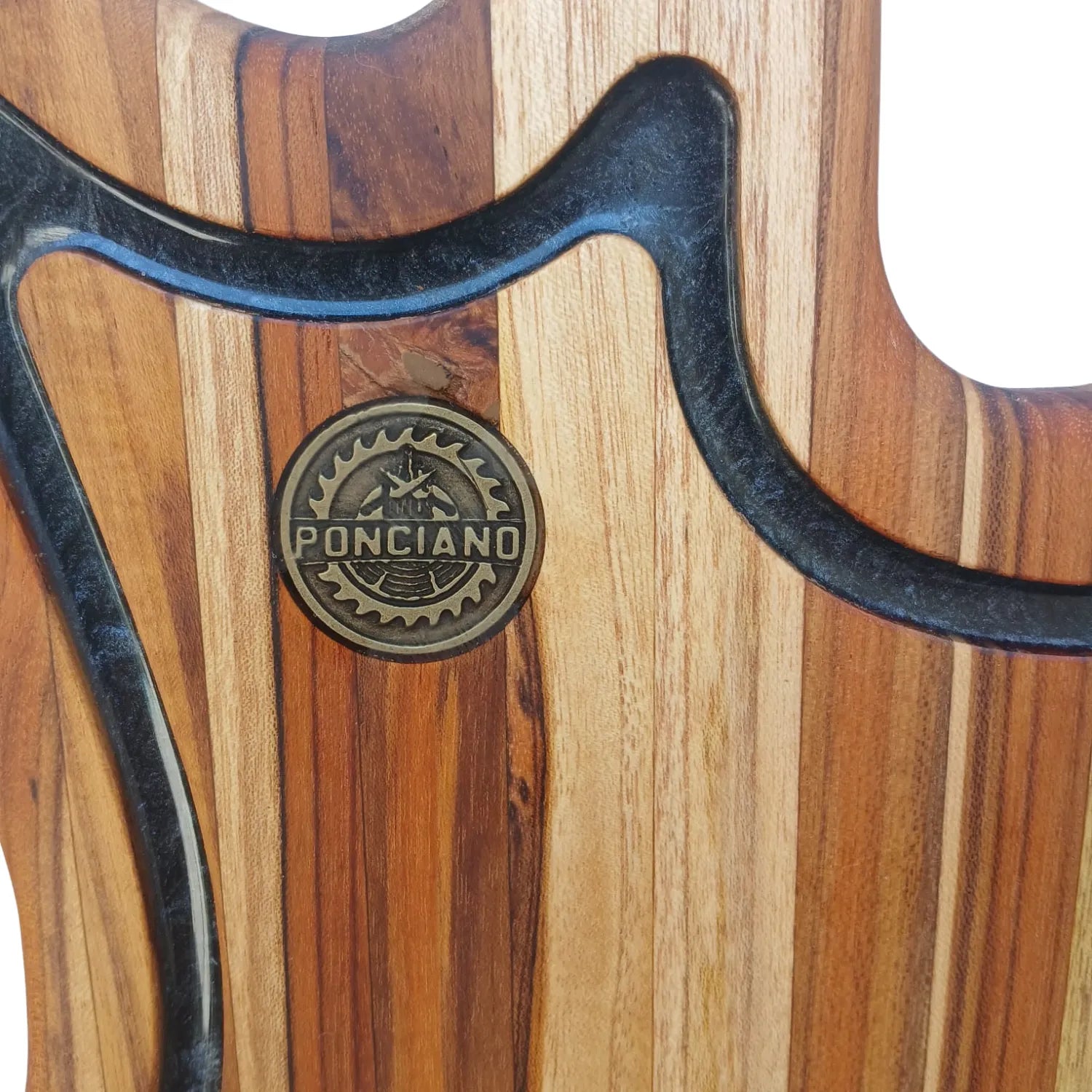 Tábua de Corte e Servir Rock Formato Guitarra com Resina