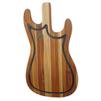 Tábua de Corte e Servir Rock Formato Guitarra com Resina