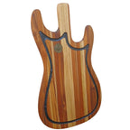 Tábua de Corte e Servir Rock Formato Guitarra com Resina