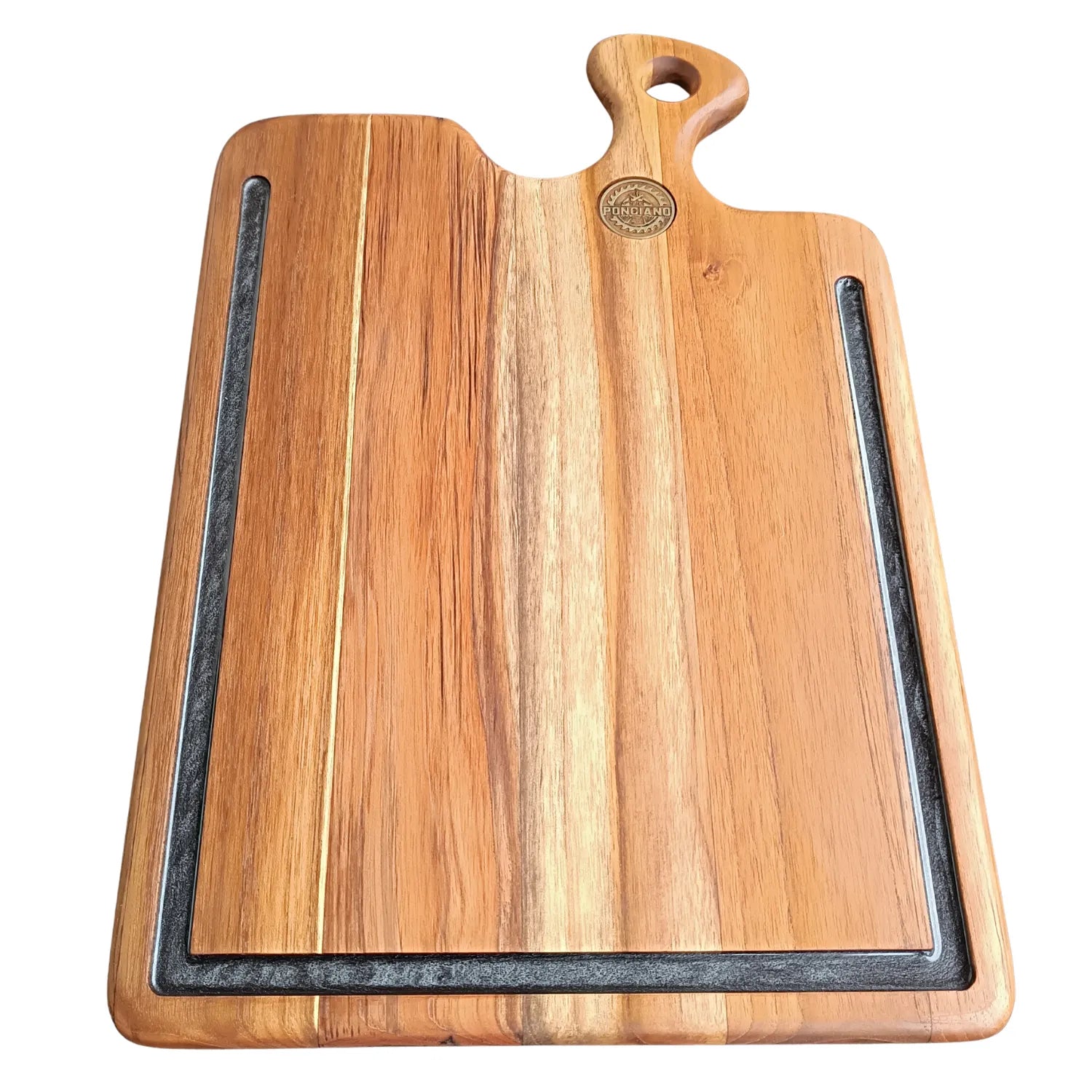 Tábua de corte e servir Madri, frontal, Teca, Ponciano