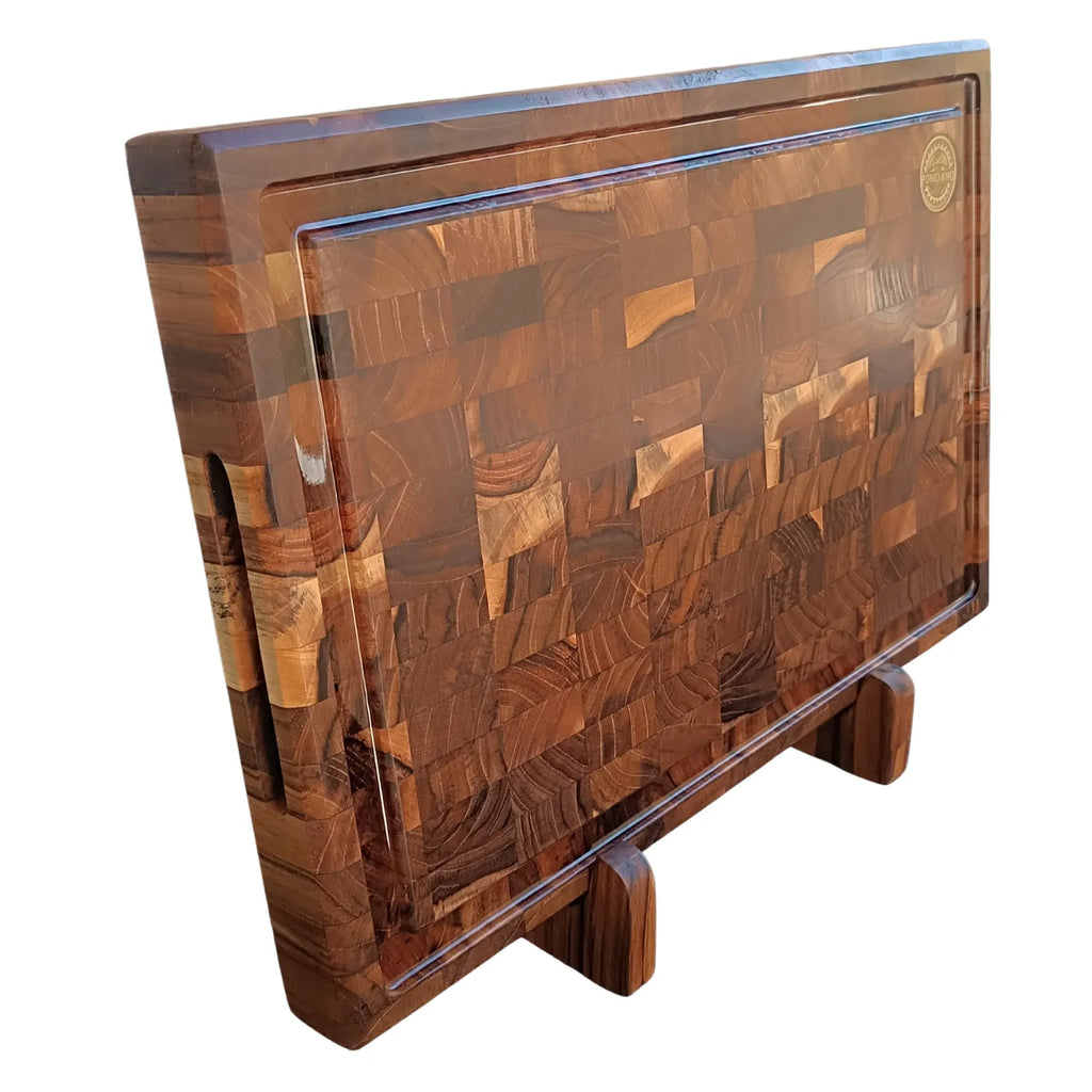 Tábua End Grain Retangular Premium Mosaico