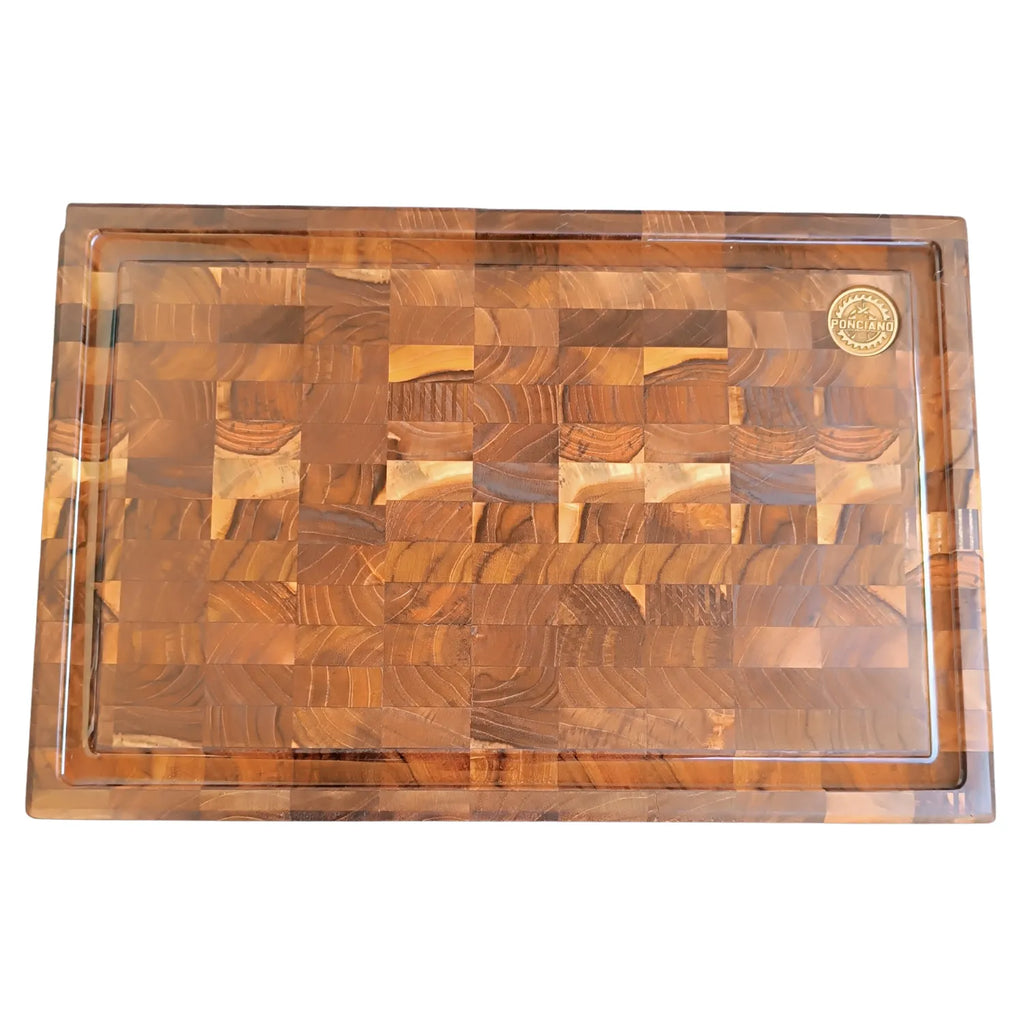 Tábua End Grain Retangular Premium Mosaico