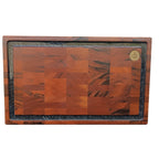Tábua End Grain Imperial Black Ponciano - Muiracatiara com Resina