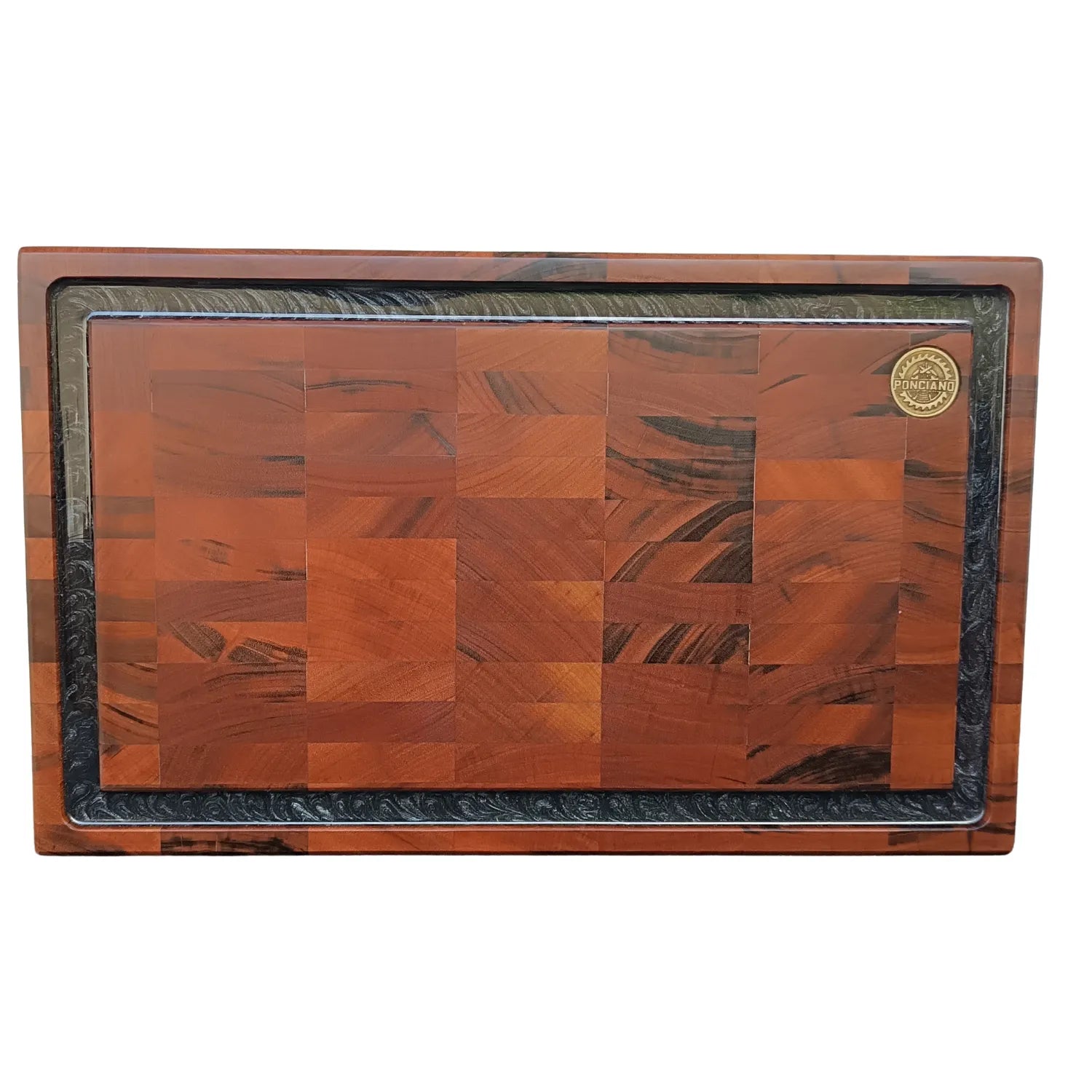 Tábua End Grain Imperial Black Ponciano - Muiracatiara com Resina