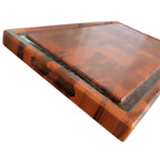 Tábua End Grain Imperial Black Ponciano - Muiracatiara com Resina
