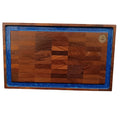 Tábua End Grain Imperador Ponciano - Madeira Cumaru com Resina