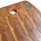 Tábua Mosaico Ponciano - Madeira Teca Estilo End Grain Premium