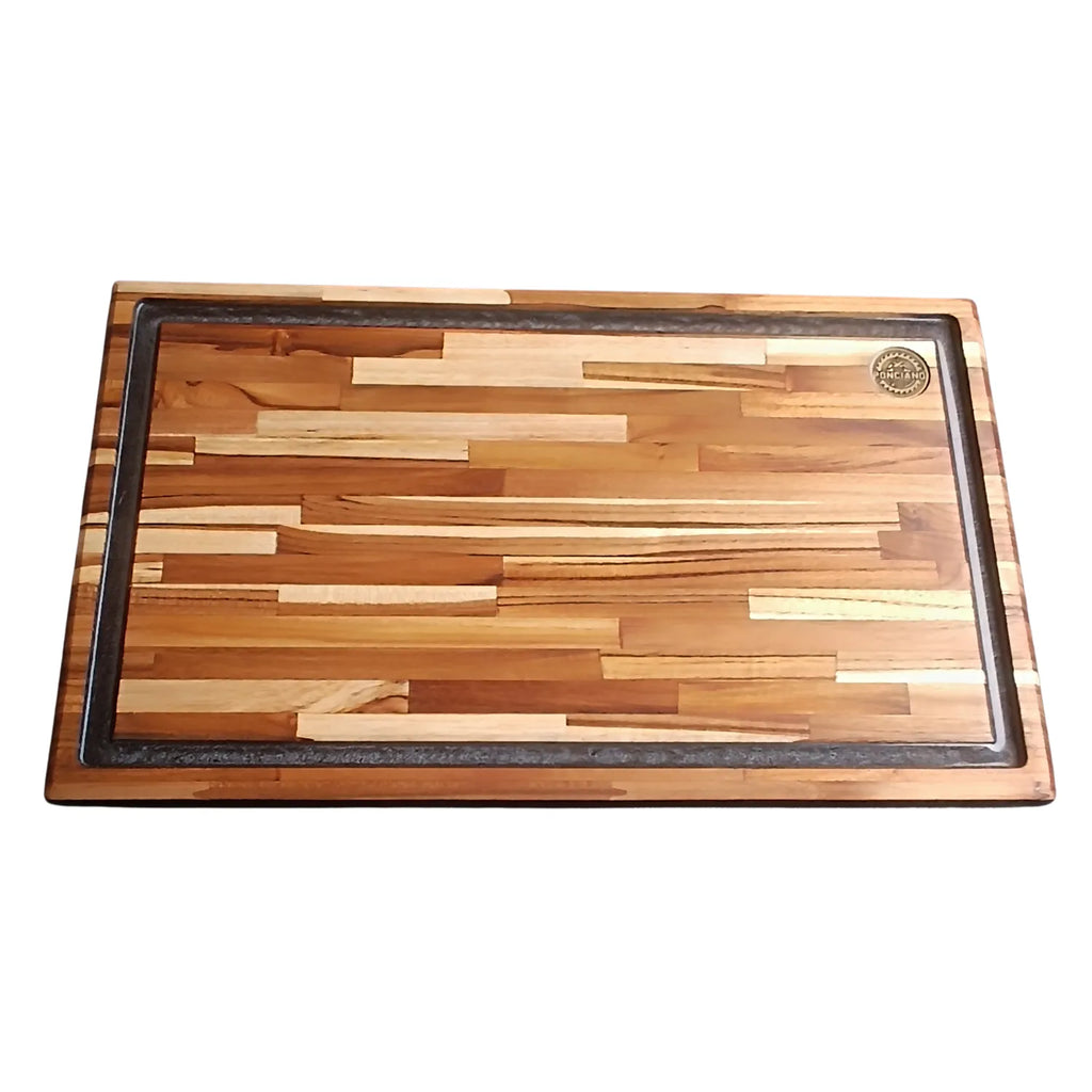 Tábua  Churrasco Texana, perfil frontal, Teca, Ponciano