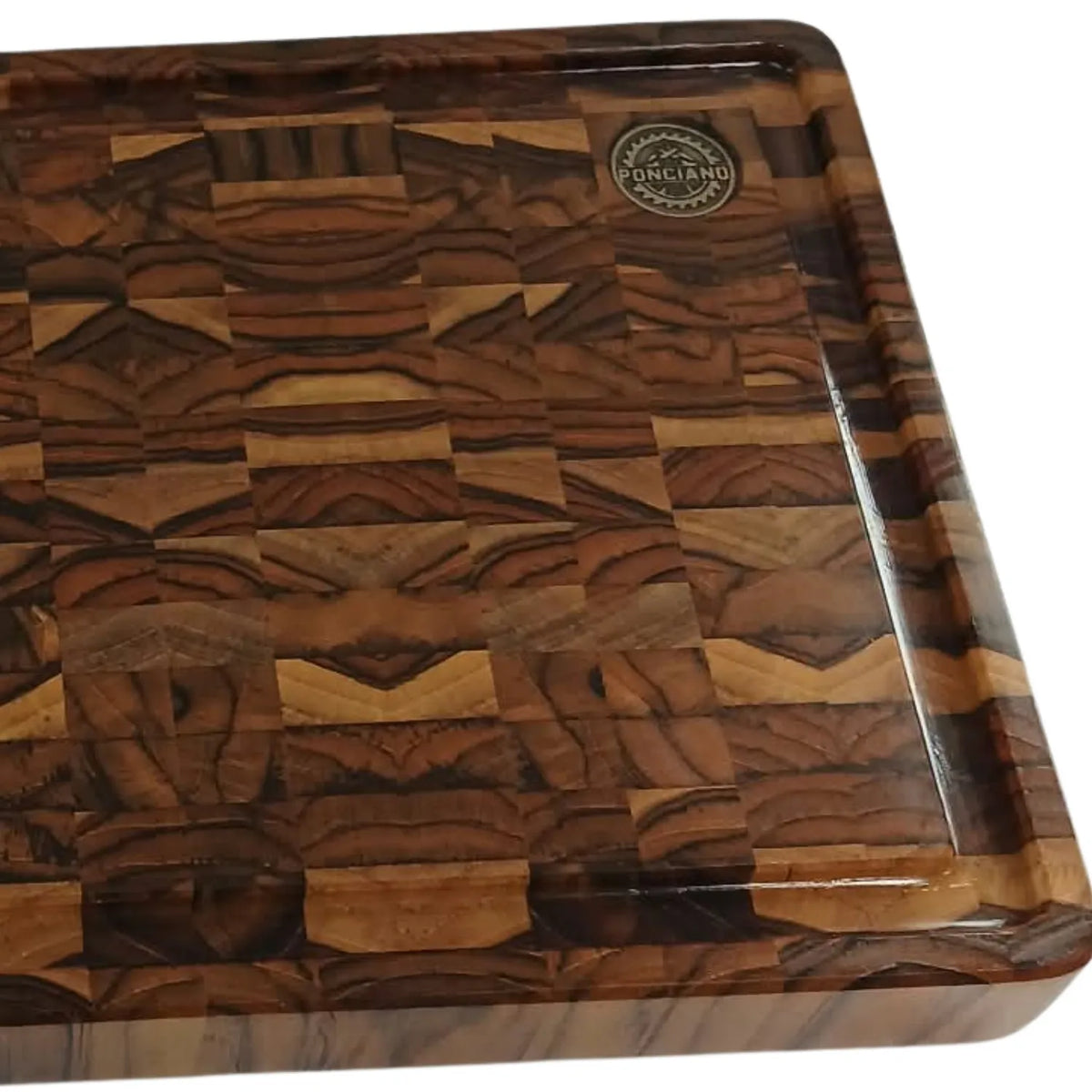 Tábua Madeira Invertida Teca Premium 45x29x4cm